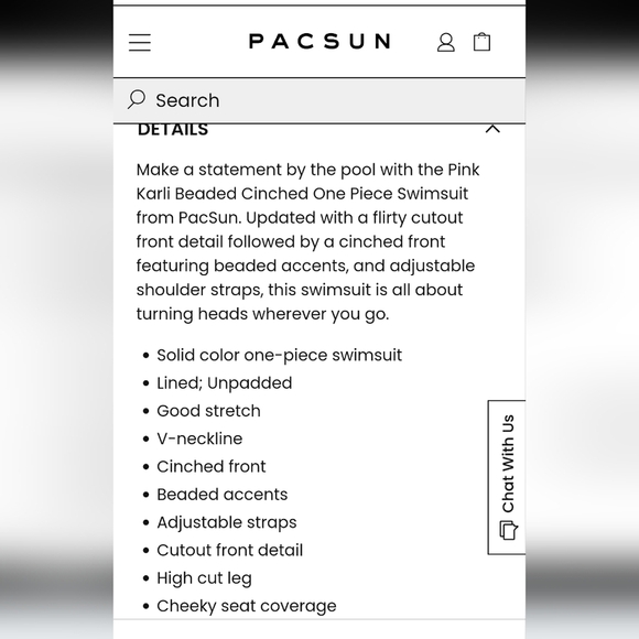 💗NEW Pacsun Hot Pink One Piece Cut Out Swimsuit - Picture 4 of 6